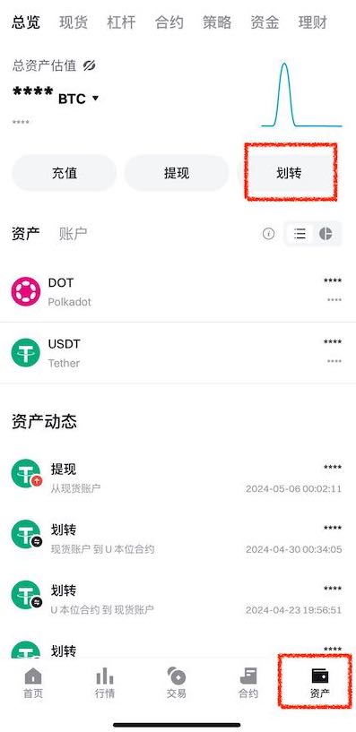 Bitget 合约：资金划转插图